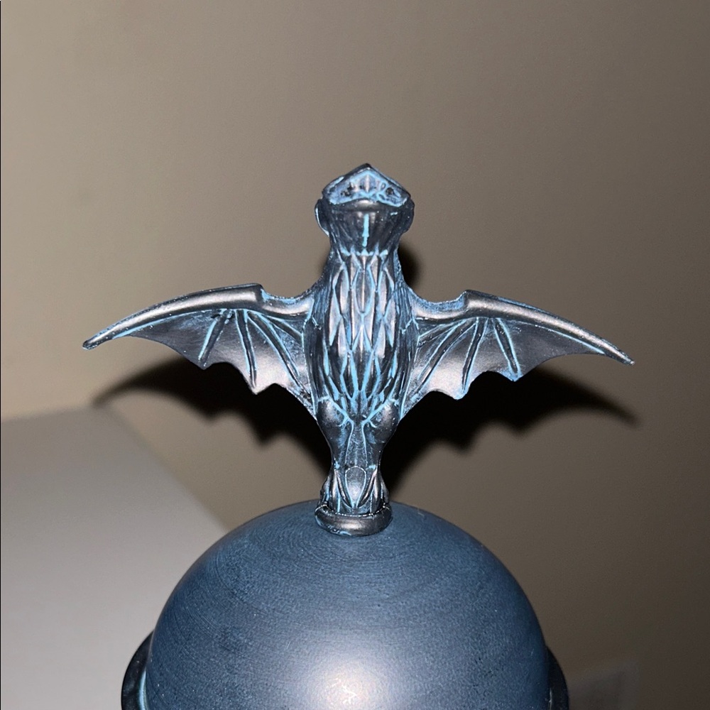 Disney Haunted Mansion Bat Hurricane Candle Holder - Color Changing - Picture 11 of 11